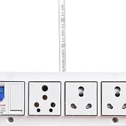 ELEGANT CASA Electric Extension Board 6+16 Amp Heavy Duty with 5 Meter 2.5mm Copper Wire, 3 Universal & Indian Sockets, Switch, 25 AMP MCB Surge Protector, Power Strip for Home and Office Appliances-image-4
