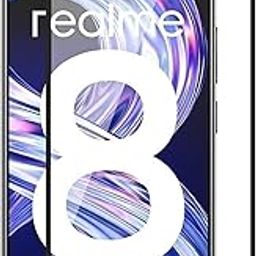 JGD PRODUCTS Black HD Tempered Glass for Realme 8, Realme 8S, Realme 8 Pro 5G - Full edge to edge Coverage-4