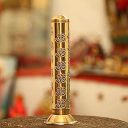 Safety Incense Holder Agarbatti Stand with Ash Catcher | Large Brass Incense Burner | Brass Agarbatti Stand for Pooja, Meditation & Home Décor-image-29