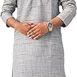 voniry Men Cotton Regular Kurta Pajyama Set-picture-6