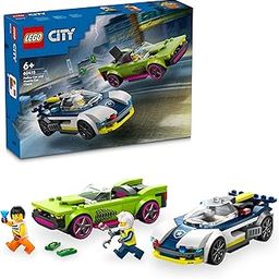LEGO City Police Car and Muscle Car Chase Toy Building Set 60415-picture-20
