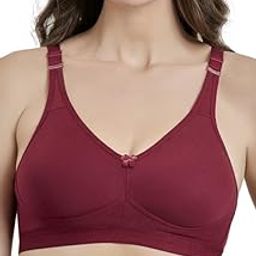 419 Women Cotton Blend Long Lasting Magical Lift T Shirt Bra Non-Wired and Non Padded, Seamless and Full Coverage-image-15