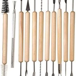 HOME BUY Ceramic Clay carving Tool Set - 11 PcsHOME BUY Ceramic Clay carving Tool Set - 11 Pcs-image-40
