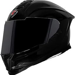 Steelbird SBH-57 Fighter F5 ISI and DOT Certified Full Face Helmet for Men and Women with Inner Silver Sun Shield-image-27