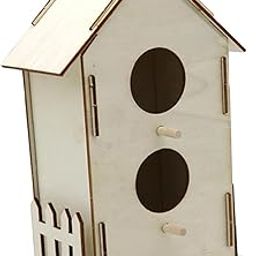 SECRET DESIRE DIY Wood Bird Nest Birdhouse Handmade Bird Nesting Box for Robin Hummingbird 19cmx12cmx8cm|Home Improvement|Plumbing & Fixtures|Other Home Plumbing & Fixtures-image-36