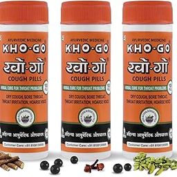 Khogo Pills For Cough & Sore Throat, Ayurvedic Tablets For Seasonal Cough & Bad Breath, 100 Pills in each Btl, 100 Tab, Pack Of 3-picture-17