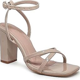 Women 3.5 Inch Elegant Block Heel Sandals for Women with Ankle Strap-image-1