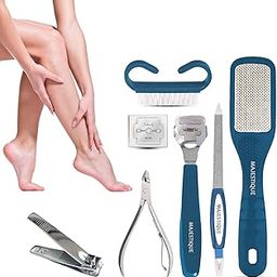 Majestique Professional Manicure & Pedicure Set – Ultimate Nail Care Kit for Smooth, Beautiful Hands & Feet – Perfect for Home & Salon Use – Gift for Women, Men, Girls & Boys - 7 Pcs (Multicolor)-14