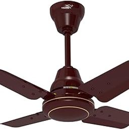 V-Guard Windle Pro Plus High Speed Ceiling Fan For Home | 100% Copper 830 RPM Motor | Powder-Coated Gloss Finish | 4 Blade Ceiling Fan | Cherry Brown | 60 cm-30