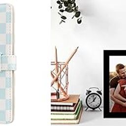Calville Inst ax Mini Photo Album 96 Pockets with Bonus Insta x Desk Photo Frame – Fits Fuji film Inst ax Mini 11/12/90,EVO Polaroid Go –Leather Album for Instant Film – Scrapbook Gift Set Memories-image-15