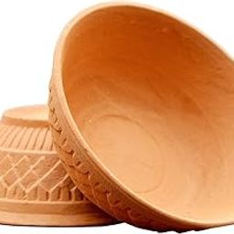 SHRIYAM CRAFT mitti Cool Terracotta Bowls Set of 2-image-99