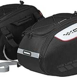 ViaTerra Condor 2UP Waterproof Saddlebag (64 LTR) |Compatible with All Bikes with Saddle Stay for Motorcycle-picture-24