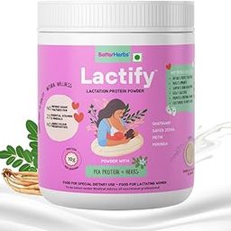 Lactify Lactation Protein Powder to increase Breast Milk for Feeding Mothers 325 g Vanilla Elaichi Flavour | Postpartum Recovery & Weight Management | No Refined Sugar & Preservatives-image-61