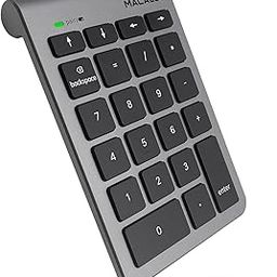 Macally 22 Keys Bluetooth Wireless Numeric Keypad for Mac with Arrow Keys & 10 Key Number Pad Keyboard for Easy Data Entry (Numpad for MacBook Pro Air Laptop iMac Desktop Computer Apple iPad Etc)-17