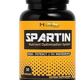 Hamdan Forever SPART'IN Multivitamin for Men – High Potency Daily Supplement with 75+ Ingredients – Energy, Strength, Stamina & Performance Support – 30 Capsules-image-61