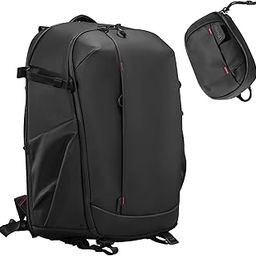ULANZI BP09 Traker Camera Backpack 22L Versatile Camera Travel Bag Quick Access Well Organized Professional Photography Storage Shoulder Backpack for Sony/Fuji/Nikon DSLR Cameras, Black-15
