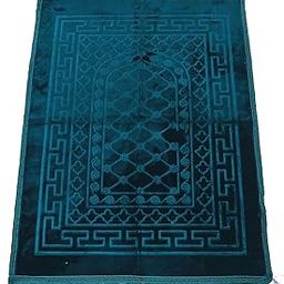 C&G INDIA Modern Prayer Mat Imperial Velvet Random Color-image-5
