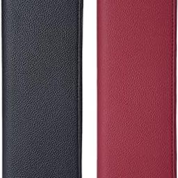 PU Leather Key Pouch Key Pouch case Wallet Keychain Key Pouch Holder Men & Women Durable Bank Locker (KH-42410-Black::Cherry)-18