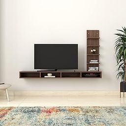 Amazon Brand - Solimo Sempre Engineered Wood TV Unit (Cairo Walnut Finish)-image-97