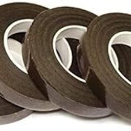3A FEATURETAIL Flower Making Floral Paper Tape, Professional Florist Stem Wrap 1/2 Inch Bouquet Tape for Stem Wrap | DIY Crafts (Set of 6 Pc, Brown)-18