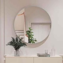 ARYAANSH Round Wall Mirror 12x12 Inch ? Frameless Glass Mirror for Home, Bathroom & Living Room-image-124