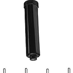 SUPRO Sports Ball Pump With Needle, Push & Pull Inflating System, Great For All Sports Balls, Volleyball Pump, Basketball Inflator, Football & Soccer Ball Air Pump (1 Air Pump With 4 Needle (Black))-image-0