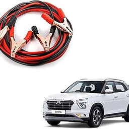 Kozdiko Heavy Duty Auto Jumper Cable Battery Booster Wire Clamp with Alligator Wire Emergency Car Battery Charging Booster Cables Compatibile with Hyundai Creta (4040-Present)-image-63