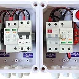 Kenbrook Solar ACDB Box Single Phase 32A 320V SPD With indicator + DCDB 1 in 1 Out 600V SPD With MCB (1Ph 32A IND Combo)-20