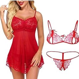 Babydoll Stylish Lingerie Dress for Honeymoon | Fun|Enjoying for Romantic Moment| Beachwear| Beach Party for Woman,Girls,Ladies Dress with Free Size-image-49