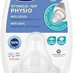 Chicco PhysioTeat Anti-Colic Nipple for Babies (6+ months) Pack of 2 | Perfect Latch Soft Sense Silicon Teat | Suitable for Wide Neck Feeding Bottles | BPA Free-image-88