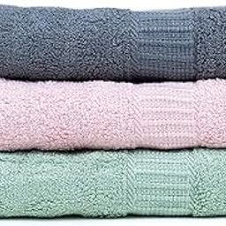 Mush 100% Bamboo Face Towel | Ultra Soft, Absorbent, & Quick Dry Towels for Facewash, Gym, Travel | Suitable for Sensitive/Acne Prone Skin | 13 x 13 Inches | 500 GSM (Green,Pink,Grey)-image-80