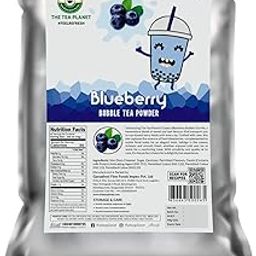 Tea Planet Blueberry Boba Premix – Sweet and Tangy Bubble Tea Base | DIY Milkshakes, Desserts, and Smoothies | Vegan-Friendly, Non-GMO, 1000g-81