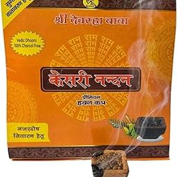 Shri Devaraha Baba Kesari Nandan Havan Cup | Charcoal-Free Loban & Chandan Fragrance | Vedic Dhooni for Puja & Air Purification (Pack of-1)-picture-20