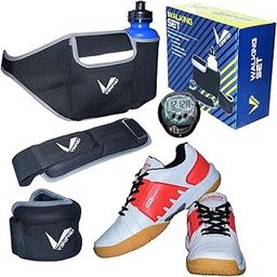 Badminton Shoe Power White/Red Size-5 with Verified Walking Set-image-60