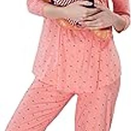 Women's Cotton Floral Pajama Set-43