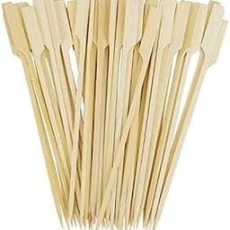 EcoZen Wooden Gun Skewers (30cm 12 inch 100pcs 5mm Thick) - Barbecue Skewer Set for Outdoor Dining, Ideal for Starters Like Fruits, Kababs, BBQ Sticks for Grilling-image-24