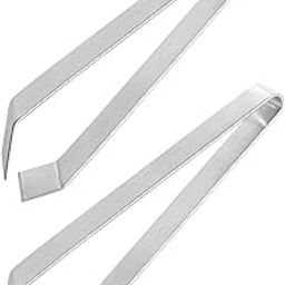 2 Pieces Fish Bone Tweezers Set Garlic Tweezer Stainless Steel Garlic Peeler-image-41