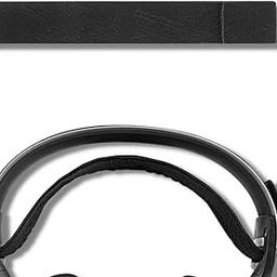 Crysendo Headphone Headband for Steel-Series Ar-ctis 7/9X/PRO Wireless/PRO+ Headphones | Velour Fabric & Elastic Replacement Head Band with Magic Velcro Sticker (Black)-18
