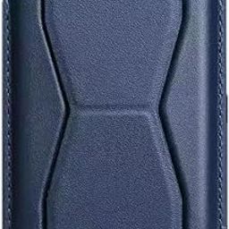 GadgetGear Mag-Safe Leather Wallet with Stand Pouch Magnetic Case Credit Card ID Holder Mobile in Compatible with Apple iPhone 12,13 and 14 Series (Navy Blue)-picture-2