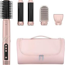 MESCOMB Professional Air Drying System - Powerful Dryer Brush, Multi-Shaper with Automatic Curlers, Paddle, Oval Concentrator, No Heat Damage, Travel Case-image-12