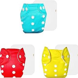 Dumbledo Lite Cloth Diaper with Cotton Insert (Pack of 3) | Soft & Gentle | Breathable | Quick Dry | All-Day Wear | 3 Months – 2 Years | Unisex Baby-image-32