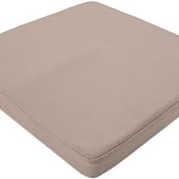 DEAR FRIENDS DECOR Montlake Water-Resistant Outdoor Seat Cushion – 16"×16"×3" Patio Chair Cushion in Antique Beige, Weather-Resistant Cream Color with Ties, Non-Slip for Indoor & Outdoor Use-image-12