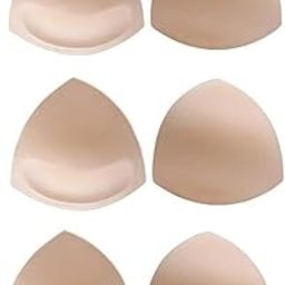 Bra Inserts 4 Pairs Bra Pads Inserts Women's Sports Cups Bra Replacement Insert For Bikini swimsuit.-image-1