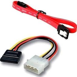 SATA III Sata 3 Cable with Locking Latch + 4 Pin Molex to 15 Pin Power Cable Combo | (Pack of_1+1) for Smartphone, Charging Adapter - Black-picture-9