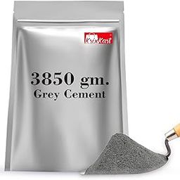 KRIXKART PPC Grey Cement (2000g) - Grey PPC Cement | Tiles | Floor | Construction |Crushing Blocks |Home Decoration |Creative Ideas |Crack Filler | Art & Craft| Repairing |Universal Adhesive (2 Kg)-image-1