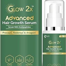 Glow 2X Advanced Hair Growth Serum (60ml) with Procapil, Redensyl, Anagain & Follicusan - Prevents Hair Fall, Promotes Growth & Adds Volume-image-72