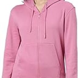 Women's Cotton Fleece Regular Fit Hooded Neck Full Plain Zipper Hoodie-image-54
