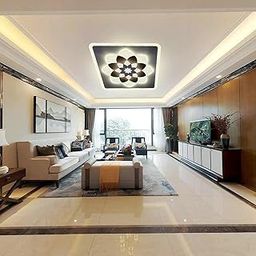 Metal 36W Lighting Colours 3 In1 Center Light Ceiling Chandelier Lamp Light For Beautiful Home & Dining Living Room Office (36 Watt, 16 Inch) (Flower)-image-52
