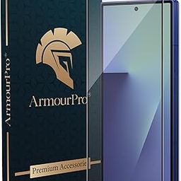 ArmourPro Military Grade Gorilla Tempered Glass Screen Protector Compatible For Samsung Galaxy Fold 7 (8.0 Inch) With Easy Installation Kit| Edge To Edge Coverage |Black-image-15