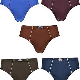 Men's Cotton Briefs Pack of 5 - Breathable and Comfortable | Fun Colors & Budget-Friendly | Classic & Cool Style | Value Pack | 10x The Comfort, 10x The Style-picture-13